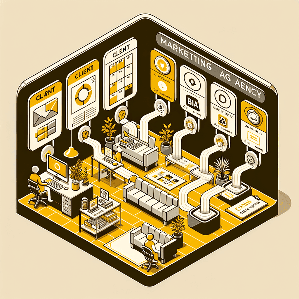 Marketing Agencies — Launchmind programmatic SEO illustration