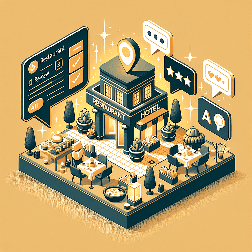 Hospitality | Launchmind programmatic SEO illustration