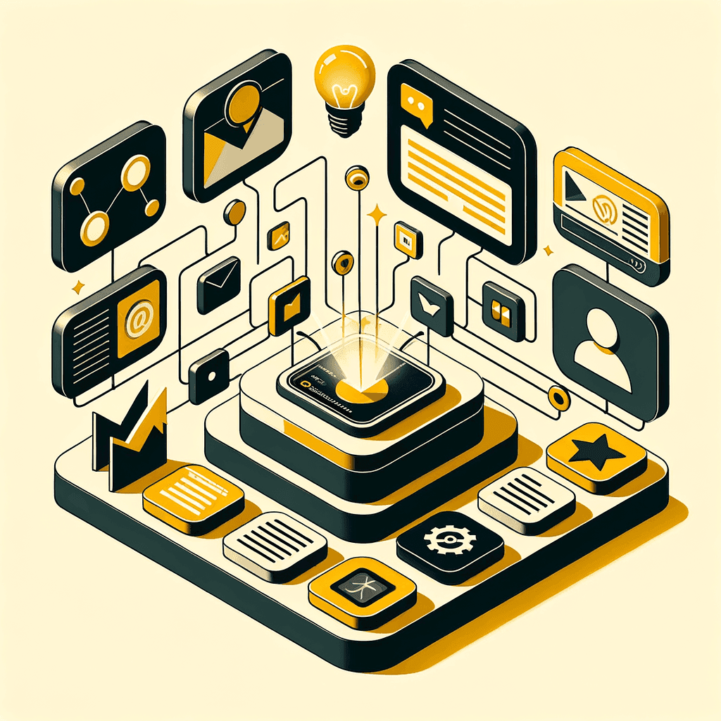 HubSpot CMS | Launchmind programmatic SEO illustration