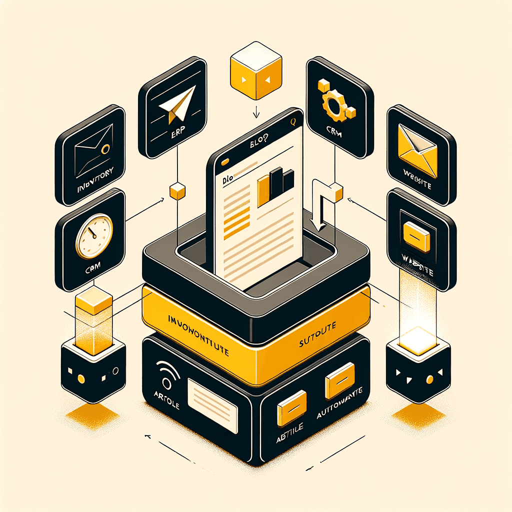 Odoo | Launchmind programmatic SEO illustration