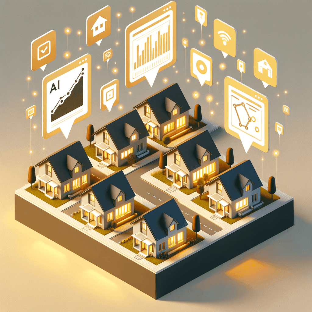 Real Estate | Launchmind programmatic SEO illustration